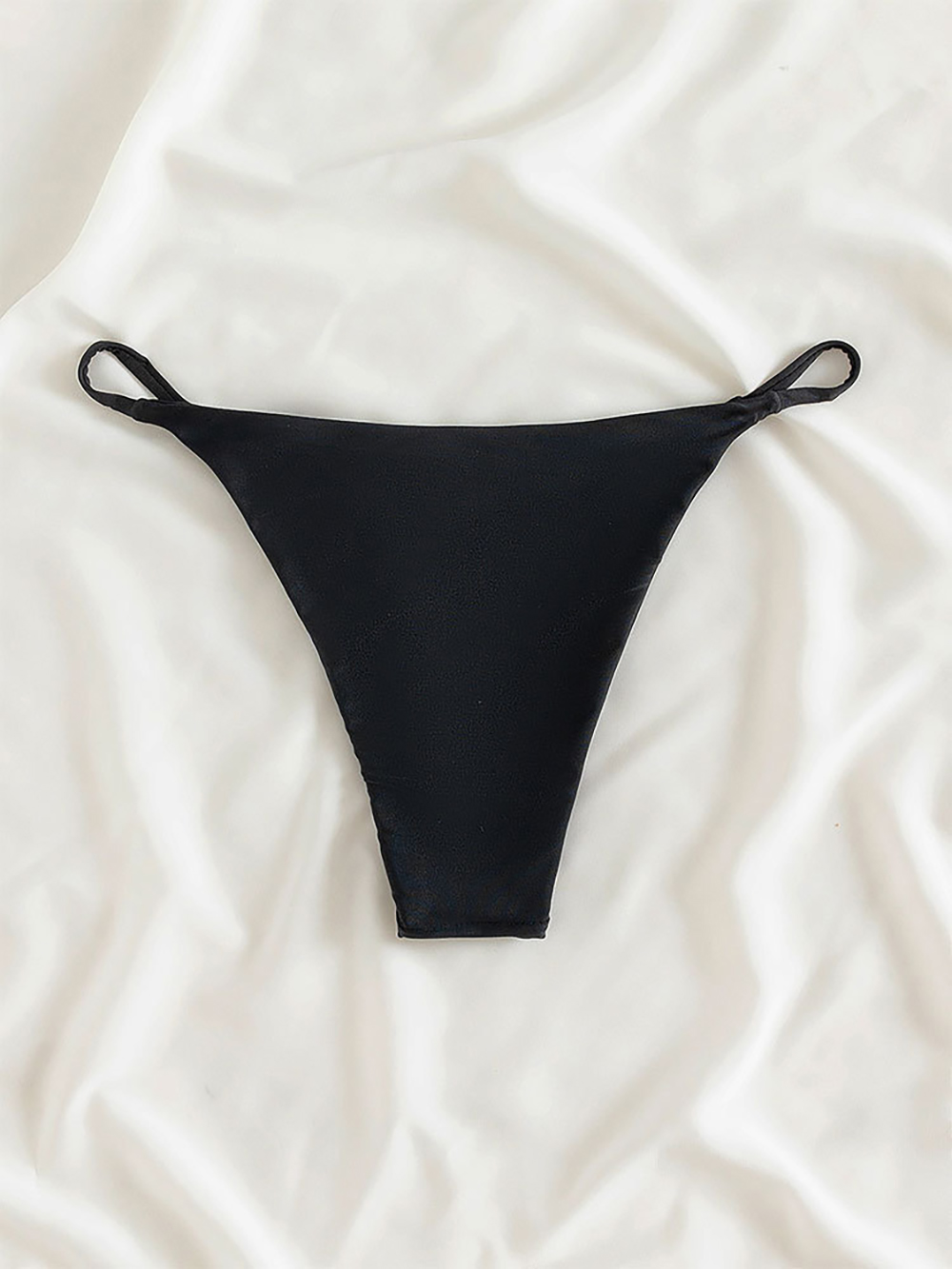 Sexy Solid Low Waist Bikini Bo - đánh giá và giá Thong Bikini Women
