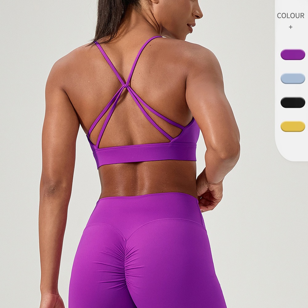 Women's Sexy Yoga Bra Cross St - đánh giá và giá Sports Bra High Impact