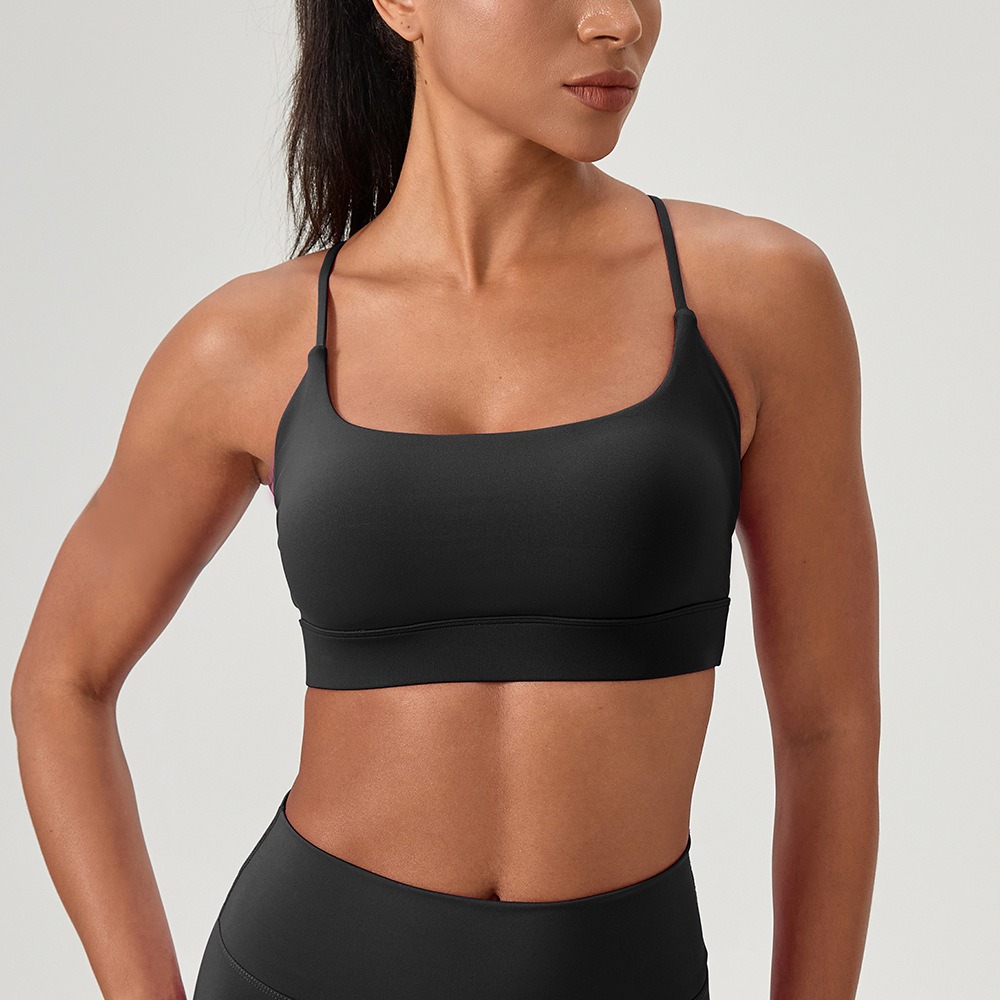Women's Sexy Yoga Bra Cross St - đánh giá và giá Sports Bra High Impact